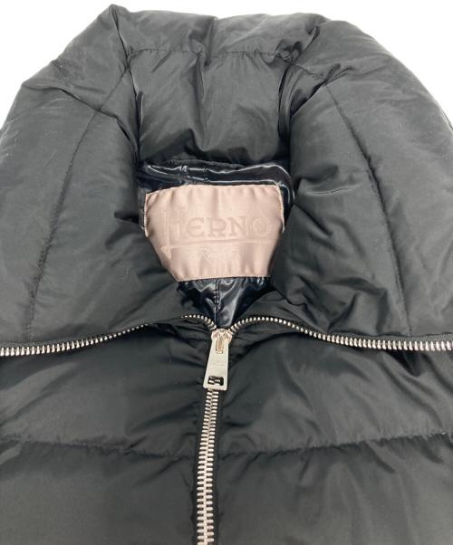 HERNO（ヘルノ）HERNO (ヘルノ) スタンドカラーダウンコート ブラック サイズ:42の古着・服飾アイテム