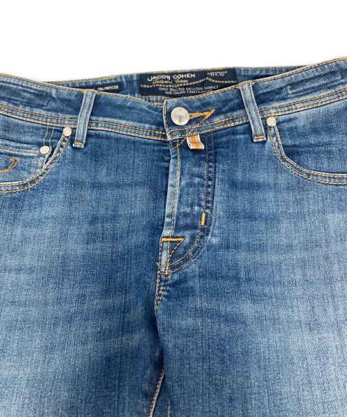 JACOB COHEN（ヤコブコーエン）JACOB COHEN (ヤコブコーエン) ハラコパッチデニムパンツ / J622 インディゴ サイズ:W30の古着・服飾アイテム