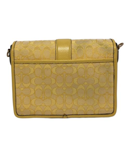 COACH（コーチ）COACH (コーチ) ロニー シグネチャー ショルダーバッグ / C8307 イエローの古着・服飾アイテム