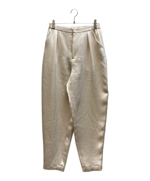 Curensology（カレンソロジー）Curensology (カレンソロジー) ダブルサテンタックパンツ / CL405114ER-00 アイボリー サイズ:Freeの古着・服飾アイテム