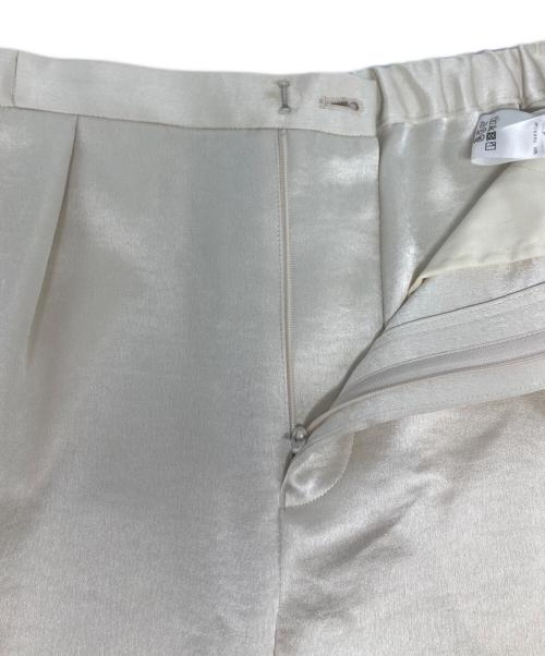 Curensology（カレンソロジー）Curensology (カレンソロジー) ダブルサテンタックパンツ / CL405114ER-00 アイボリー サイズ:Freeの古着・服飾アイテム