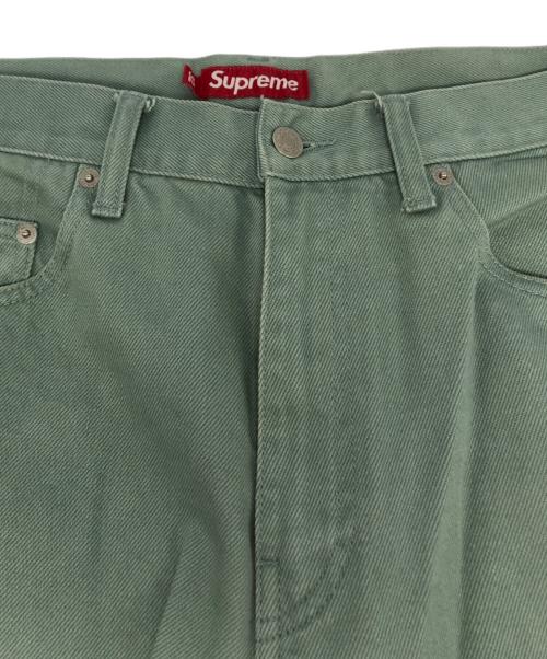 SUPREME（シュプリーム）Supreme (シュプリーム) Denim Painter Pant グリーン サイズ:W32の古着・服飾アイテム