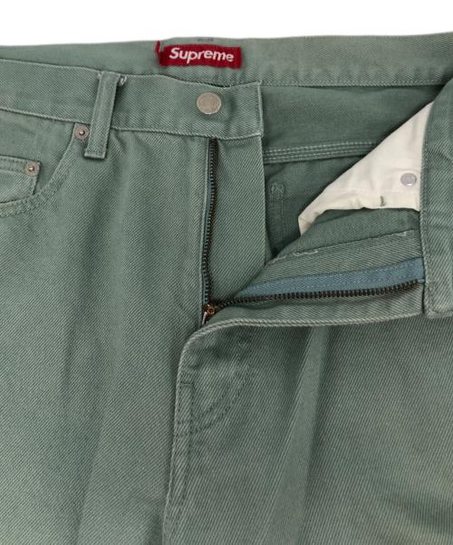 SUPREME（シュプリーム）Supreme (シュプリーム) Denim Painter Pant グリーン サイズ:W32の古着・服飾アイテム