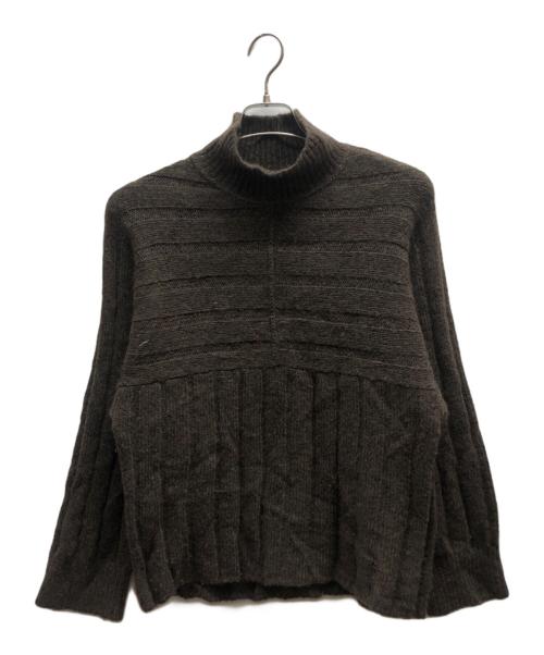 theory luxe（セオリーリュクス）theory luxe (セオリーリュクス) モックネックニット ブラウン サイズ:38の古着・服飾アイテム