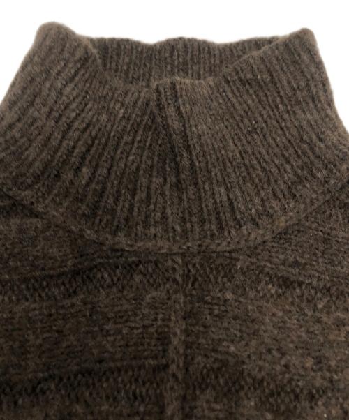 theory luxe（セオリーリュクス）theory luxe (セオリーリュクス) モックネックニット ブラウン サイズ:38の古着・服飾アイテム