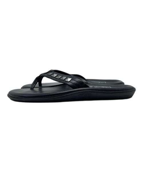 ISLAND SLIPPER（アイランドスリッパ）ISLAND SLIPPER (アイランドスリッパ) レザーサンダル ブラック サイズ:10の古着・服飾アイテム