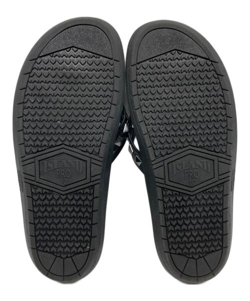 ISLAND SLIPPER（アイランドスリッパ）ISLAND SLIPPER (アイランドスリッパ) レザーサンダル ブラック サイズ:10の古着・服飾アイテム