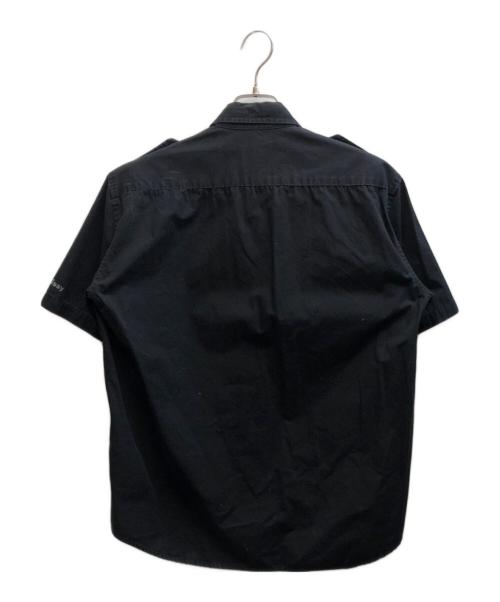 stussy（ステューシー）stussy (ステューシー) 90's S/Sワークシャツ ブラック サイズ:Sの古着・服飾アイテム