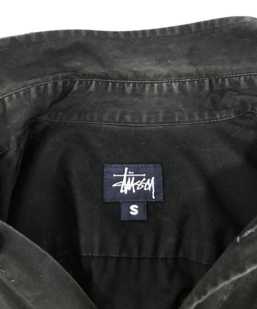 stussy（ステューシー）stussy (ステューシー) 90's S/Sワークシャツ ブラック サイズ:Sの古着・服飾アイテム