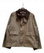 Barbourバブアー）の古着「ヘリンボーンツイードジャケット/1902324」｜カーキ