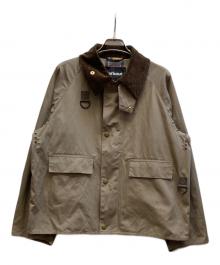 Barbour（バブアー）の古着「ヘリンボーンツイードジャケット/1902324」｜カーキ