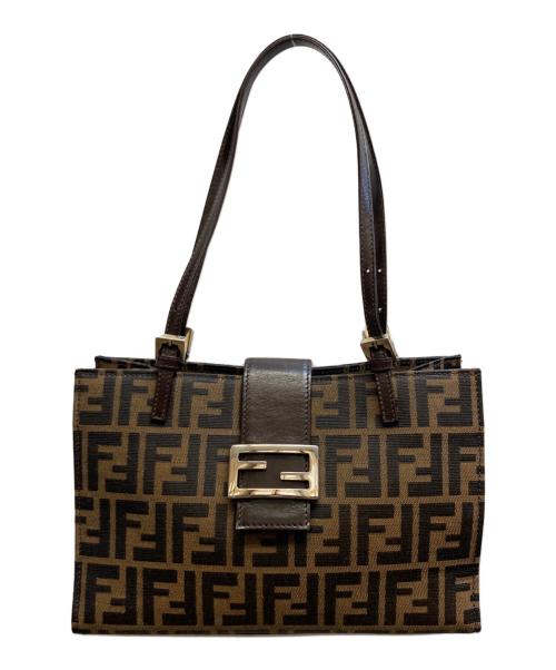 FENDI（フェンディ）FENDI (フェンディ) ズッカ柄ハンドバッグ/09158081001 ブラウン サイズ:-の古着・服飾アイテム