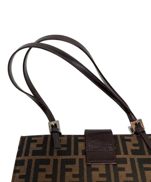 FENDI（フェンディ）FENDI (フェンディ) ズッカ柄ハンドバッグ/09158081001 ブラウン サイズ:-の古着・服飾アイテム