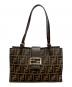 FENDI（フェンディ）の古着「ズッカ柄ハンドバッグ/09158081001」｜ブラウン