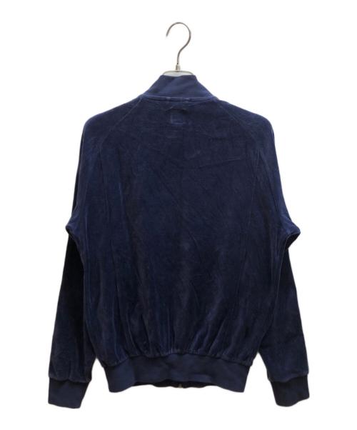 adidas（アディダス）adidas (アディダス) ベロアトラックジャケット ネイビー サイズ:Mの古着・服飾アイテム