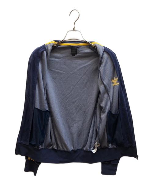 adidas（アディダス）adidas (アディダス) ベロアトラックジャケット ネイビー サイズ:Mの古着・服飾アイテム