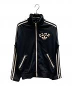 adidasアディダス）の古着「トラックジャケット」｜ブラック