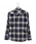 DIESEL (ディーゼル) ウエスタンシャツ グレー×ネイビー サイズ:M：4000円