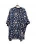 FUBU (フブ) 半袖シルクシャツ ネイビー サイズ:3ＸＬ：5000円
