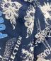 中古・古着 FUBU (フブ) 半袖シルクシャツ ネイビー サイズ:3ＸＬ：5000円