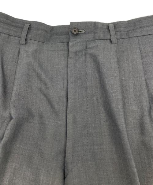 COMME des GARCONS HOMME DEUX（コムデギャルソン オム ドゥ）COMME des GARCONS HOMME DEUX (コムデギャルソン オム ドゥ) モヘヤ2タックスラックス / DP-51012M グレー サイズ:Mの古着・服飾アイテム