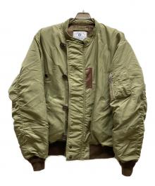 WAIPER.inc（ワイパーインク）の古着「U.S.A.F. PERSONAL EQUIPMENT LABORATORY TYPE N-2 フライトジャケット/21WP75」｜カーキ