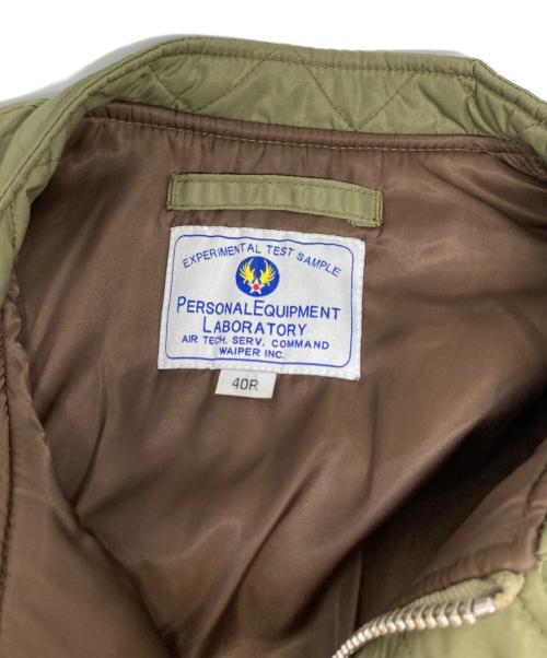 WAIPER.inc（ワイパーインク）WAIPER.inc (ワイパーインク) U.S.A.F. PERSONAL EQUIPMENT LABORATORY TYPE N-2 フライトジャケット/21WP75 カーキ サイズ:40Rの古着・服飾アイテム