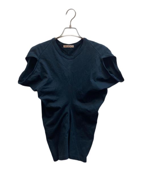 MARNI（マルニ）MARNI (マルニ) 変形カットソー ブラック サイズ:38の古着・服飾アイテム