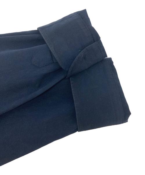 DRAWER（ドゥロワー）Drawer (ドゥロワー) バンドカラーシャツ / 6511-218-0486 ネイビー サイズ:36の古着・服飾アイテム