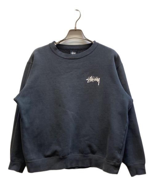 stussy（ステューシー）stussy (ステューシー) 8ボールプリントスウェット グレー サイズ:Lの古着・服飾アイテム
