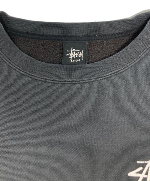 stussy（ステューシー）stussy (ステューシー) 8ボールプリントスウェット グレー サイズ:Lの古着・服飾アイテム