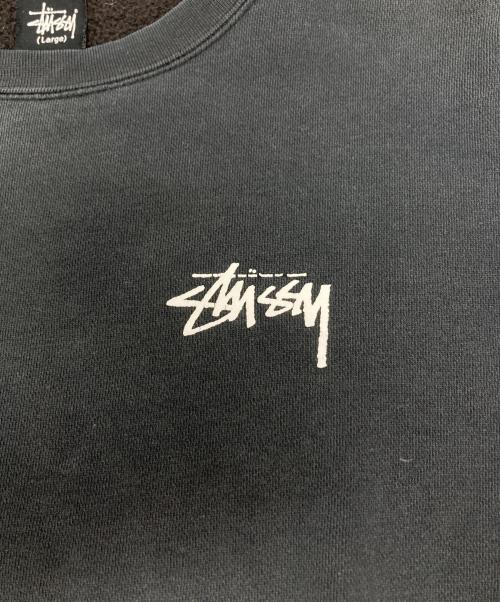 stussy（ステューシー）stussy (ステューシー) 8ボールプリントスウェット グレー サイズ:Lの古着・服飾アイテム