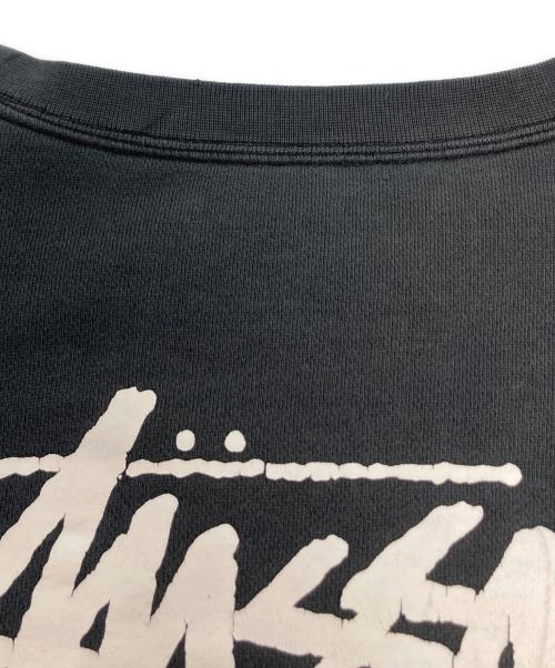 stussy（ステューシー）stussy (ステューシー) 8ボールプリントスウェット グレー サイズ:Lの古着・服飾アイテム