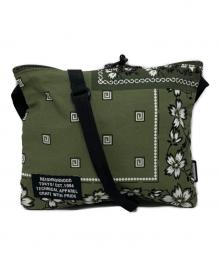 NEIGHBORHOOD（ネイバーフッド）の古着「BANDANA CHOPPED SACOCHE / 221TQNH-CG02」｜グリーン