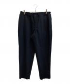 COMME des GARCONS HOMME DEUXコムデギャルソン オム ドゥ）の古着「ウールイージーパンツ / DQ-P038」｜ブラック