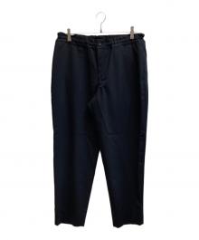 COMME des GARCONS HOMME DEUX（コムデギャルソン オム ドゥ）の古着「ウールイージーパンツ / DQ-P038」｜ブラック