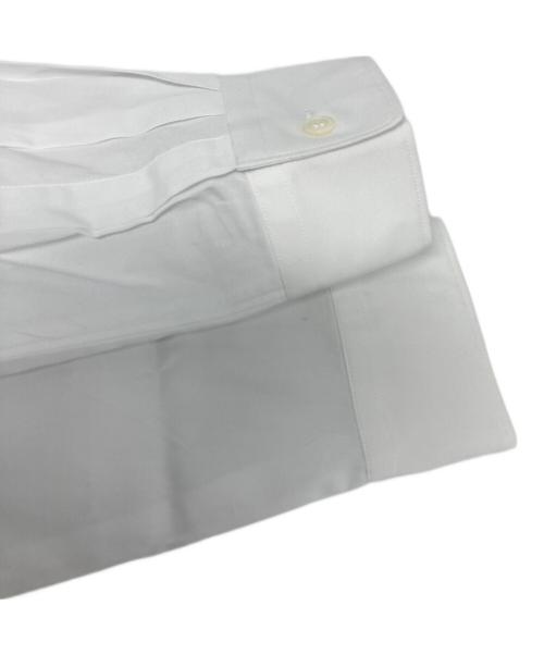 COMME des GARCONS HOMME DEUX（コムデギャルソン オム ドゥ）COMME des GARCONS HOMME DEUX (コムデギャルソン オム ドゥ) ストライプ切替シャツ / DQ-B036 ホワイト サイズ:Mの古着・服飾アイテム
