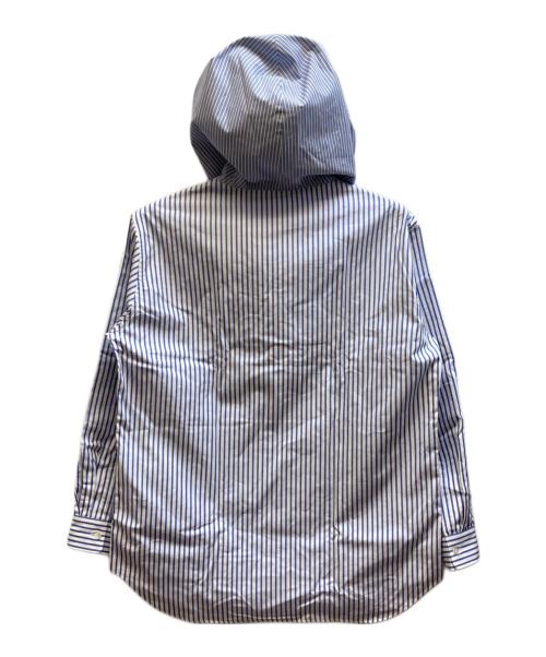 COMME des GARCONS HOMME DEUX（コムデギャルソン オム ドゥ）COMME des GARCONS HOMME DEUX (コムデギャルソン オム ドゥ) ストライプアノラックパーカー / DQ-B021 ブルー サイズ:Mの古着・服飾アイテム