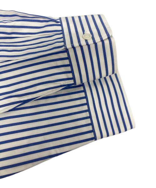 COMME des GARCONS HOMME DEUX（コムデギャルソン オム ドゥ）COMME des GARCONS HOMME DEUX (コムデギャルソン オム ドゥ) ストライプアノラックパーカー / DQ-B021 ブルー サイズ:Mの古着・服飾アイテム