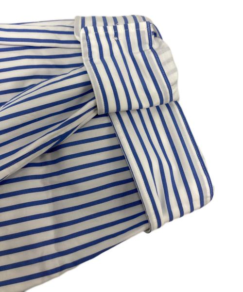 COMME des GARCONS HOMME DEUX（コムデギャルソン オム ドゥ）COMME des GARCONS HOMME DEUX (コムデギャルソン オム ドゥ) ストライプアノラックパーカー / DQ-B021 ブルー サイズ:Mの古着・服飾アイテム
