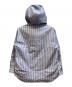COMME des GARCONS HOMME DEUX (コムデギャルソン オム ドゥ) ストライプアノラックパーカー / DQ-B021 ブルー サイズ:M：27000円
