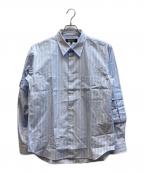 COMME des GARCONSコムデギャルソン）の古着「ストライプシャツ / DQ-B037」｜ブルー