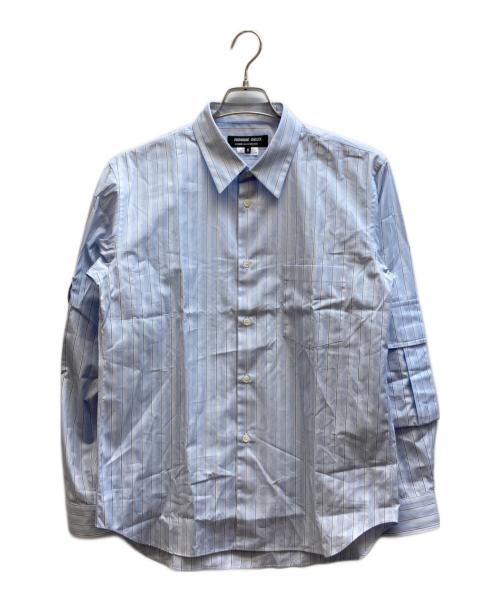 COMME des GARCONS（コムデギャルソン）COMME des GARCONS (コムデギャルソン) ストライプシャツ / DQ-B037 ブルー サイズ:Mの古着・服飾アイテム