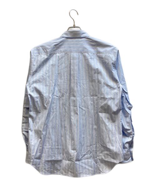 COMME des GARCONS（コムデギャルソン）COMME des GARCONS (コムデギャルソン) ストライプシャツ / DQ-B037 ブルー サイズ:Mの古着・服飾アイテム