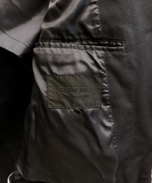COMME des GARCONS HOMME DEUX（コムデギャルソン オム ドゥ）COMME des GARCONS HOMME DEUX (コムデギャルソン オム ドゥ) ポリエステル縮絨パーカードッキングジャケット/DQ-J055 ブラック サイズ:Mの古着・服飾アイテム