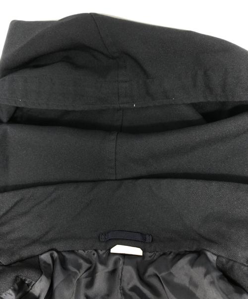 COMME des GARCONS HOMME DEUX（コムデギャルソン オム ドゥ）COMME des GARCONS HOMME DEUX (コムデギャルソン オム ドゥ) ポリエステル縮絨パーカードッキングジャケット/DQ-J055 ブラック サイズ:Mの古着・服飾アイテム