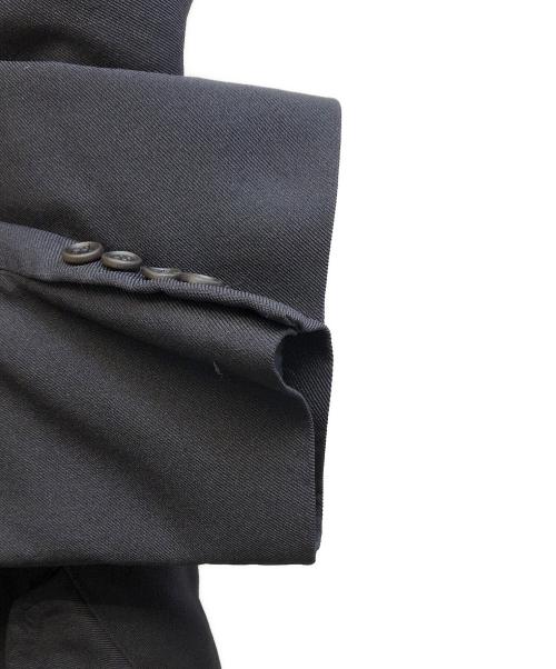COMME des GARCONS HOMME DEUX（コムデギャルソン オム ドゥ）COMME des GARCONS HOMME DEUX (コムデギャルソン オム ドゥ) ポリエステル縮絨パーカードッキングジャケット/DQ-J055 ブラック サイズ:Mの古着・服飾アイテム