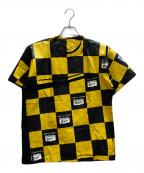 Onitsuka Tiger×COMME des GARCONSオニツカタイガー×コムデギャルソン）の古着「Tシャツ / OP-T003」｜ブラック×イエロー