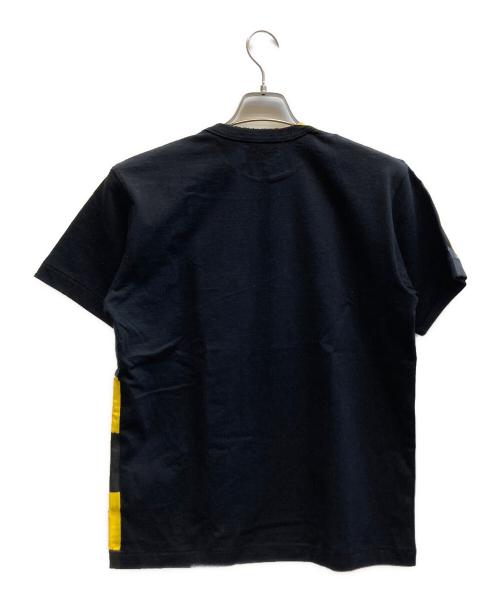 Onitsuka Tiger（オニツカタイガー）Onitsuka Tiger (オニツカタイガー) COMME des GARCONS (コムデギャルソン) Tシャツ / OP-T003 ブラック×イエロー サイズ:Lの古着・服飾アイテム