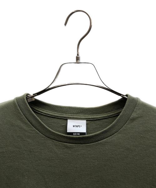 WTAPS（ダブルタップス）WTAPS (ダブルタップス) INGREDIENTS SPEC SS COTTON TEE グリーン サイズ:X 04の古着・服飾アイテム